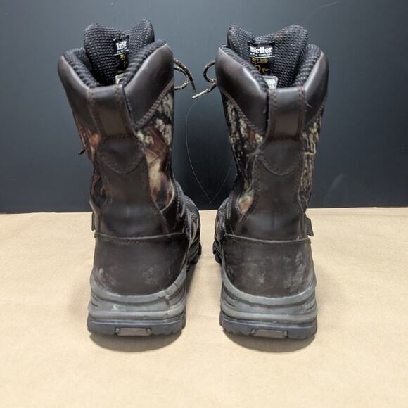 Red Wing Irish Setter King Toe Camo Leather Work Boots Lace Up Hunting Camping - Picture 4 of 8